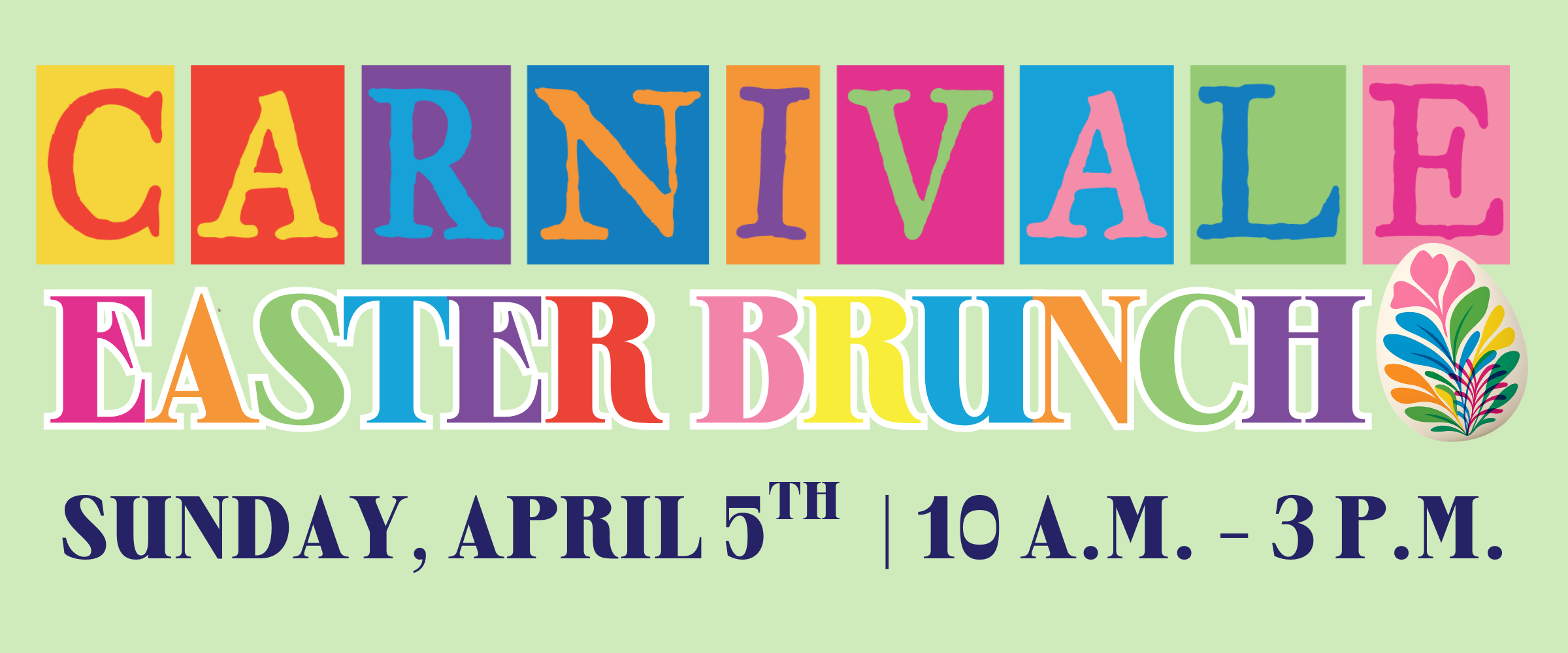 carnivale logo with easter brunch - Desktop